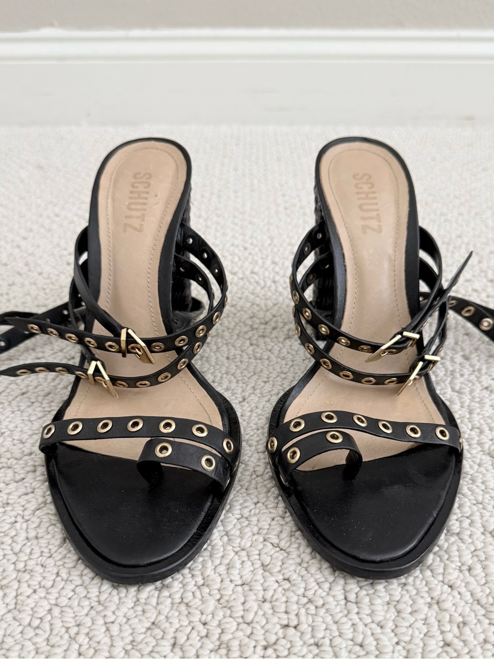 SCHUTZ Annette Ankle Wrap Sandal - Picture 3 of 12